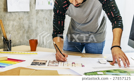 Design Studio Architect Creative Occupation Blueprint Concept 27857125