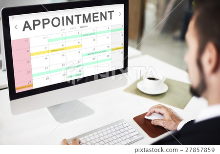 Calendar Agenda Event Meeting Reminder Schedule Graphic Concept 27857859