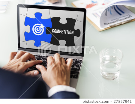 Achievement Success Goals Target Jigsaw Puzzle Concept Achievement Success Goals Target Jigsaw Puzzle Concept 27857941
