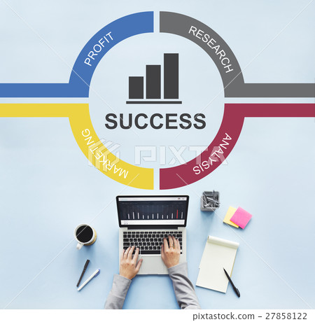 Target Achievement Mission Bar Chart Concept 27858122