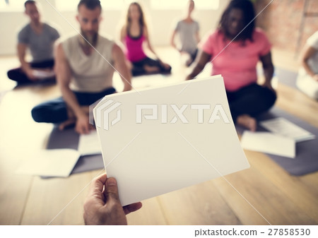 Diversity People Exercise Class Relax Concept 27858530