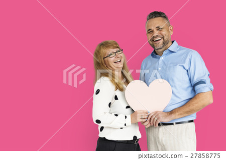 Couple Love Studio Portrait Concept Couple Love Studio Portrait Concept 27858775