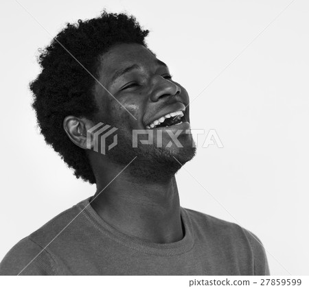 Man Cheerful Studio Portrait Concept 27859599