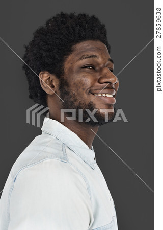 African Men Adult Smile Portrait Concept 27859638
