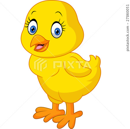 Illustration of Cute Hen Cartoon Stock Illustration - Illustration