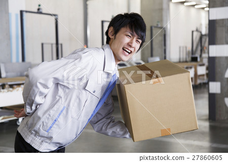 Low Back Pain Warehouse Factory Fatigue Fatigue Distribution Manufacturing Business Men Low Back Pain Warehouse Factory Fatigue Fatigue Distribution Manufacturing Business Men 27860605
