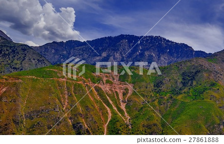 view to karakoram highway and valley, Pakistan 27861888