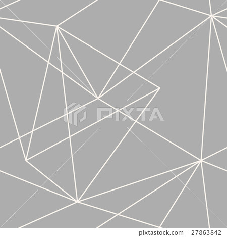 Vector seamless triangles geometric pattern 27863842
