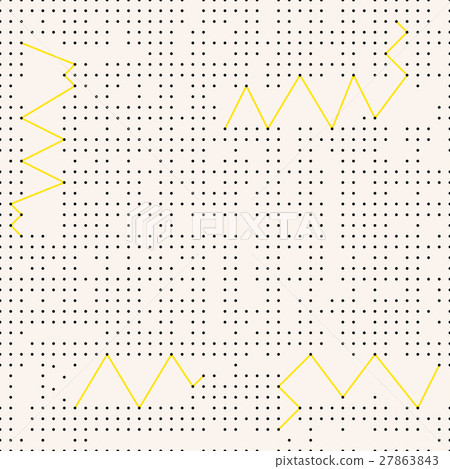 Seamless dots circle abstract pattern. 27863843