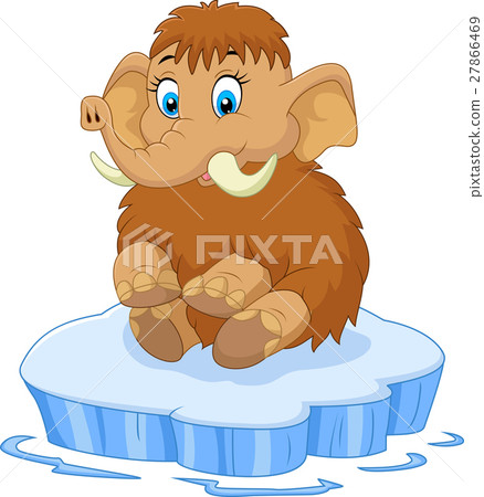 Cute mammoth cartoon Cute mammoth cartoon 27866469