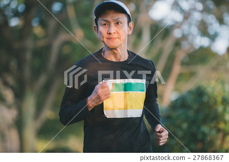 marathon, middle and old aged, male 27868367