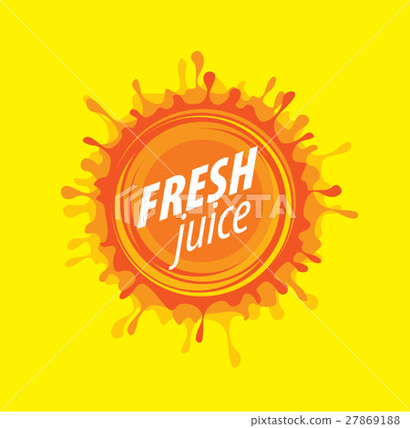 juice splash vector sign 27869188