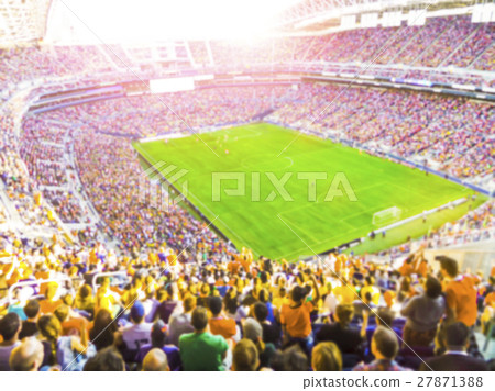 soccer fans support their team and celebrate goal. 27871388