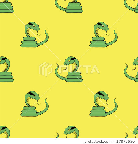 Green Snake Seamless Pattern 27873650