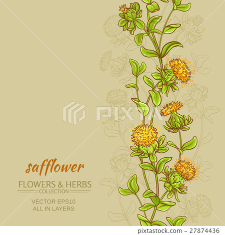 safflower color background 27874436