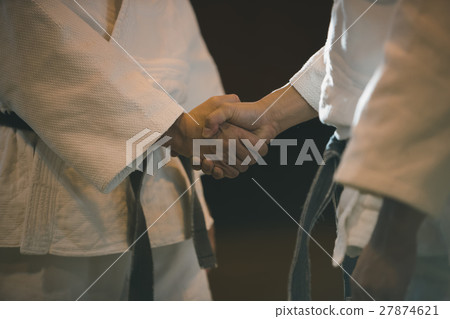 martial arts, Handshake, handshake 27874621