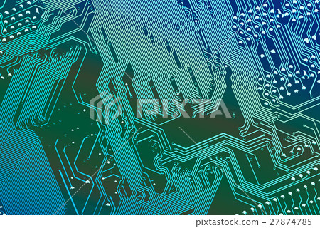 digital circuits abstract background 27874785
