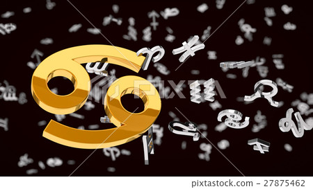 astrology themed 3d illustration with choosen one 27875462