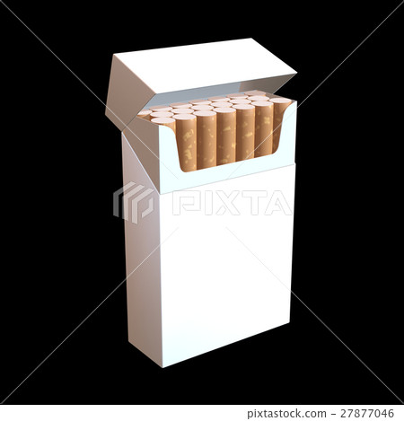 3d illustration of cigarette package 27877046