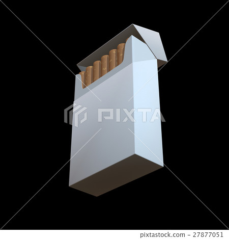 3d illustration of cigarette package 3d illustration of cigarette package 27877051