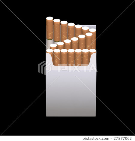 3d illustration of cigarette package 27877062