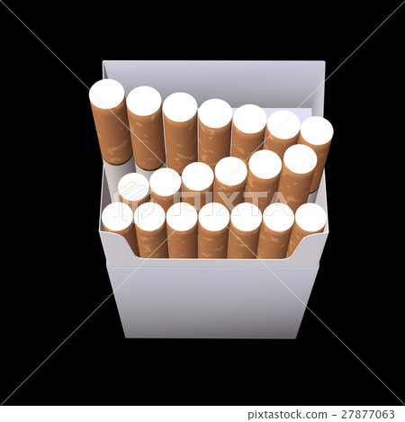 3d illustration of cigarette package 3d illustration of cigarette package 27877063