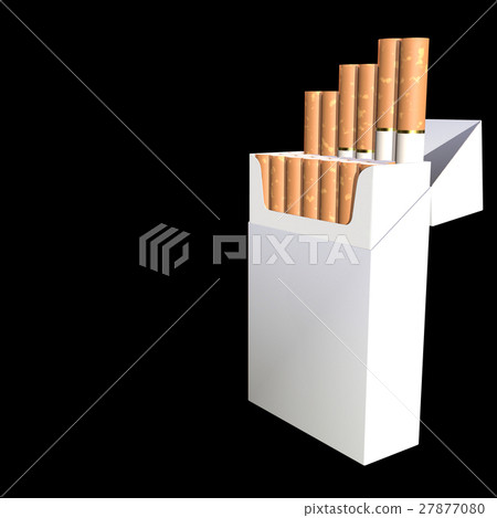 3d illustration of cigarette package 27877080