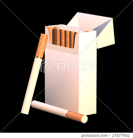3d illustration of cigarette package 27877082