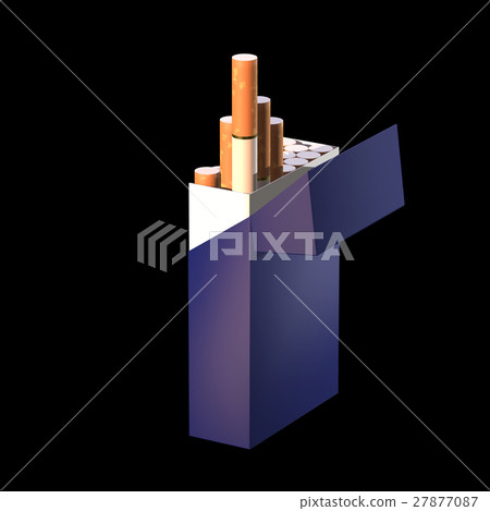 3d illustration of cigarette package 27877087