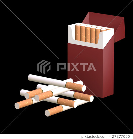 3d Illustration Of Cigarette Package Stock Illustration 27877090 Pixta