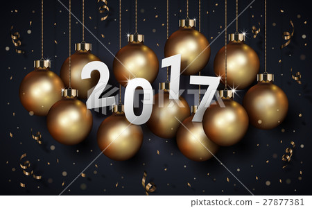 Gorgeous 2017 greetings template 27877381
