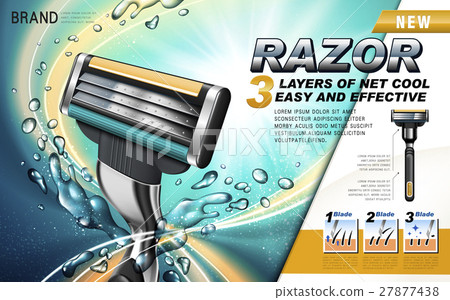 new shavers ad - Stock Illustration [27877438] - PIXTA