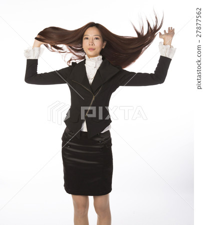 businesswoman swaying hair businesswoman swaying hair 27877562
