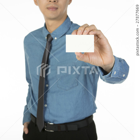 man with namecard man with namecard 27877669
