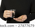 medicine in hands 27877679