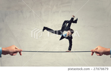 Young businessman breakdancer Young businessman breakdancer 27878679