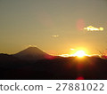 Mount Fuji at sunset 27881022