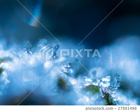在冬天早晨做的霜水晶 27881498