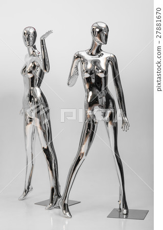 many fashion shiny female mannequins for clothes 27881670