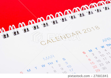 Desk top calendar 2018. 27881841