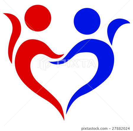 family, love, symbol of two young people 27882024