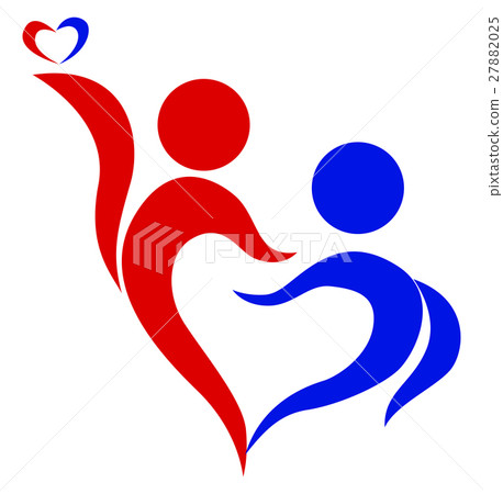 family, love, symbol of two young people 27882025