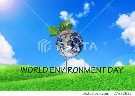 Concept World Environment day,Global credit NASA 27882622
