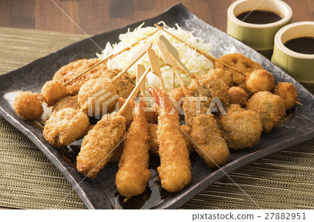 炒豬肉和那迦的串 27882951