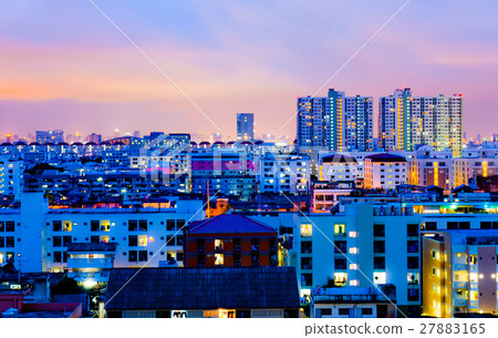 Bangkok city lights 27883165