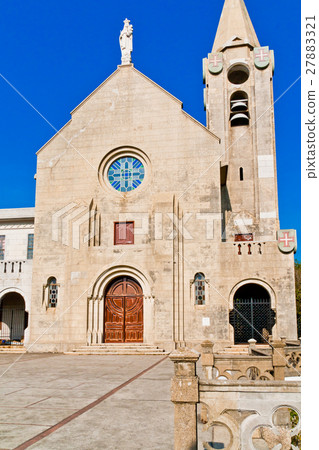 Christian churches and the blue sky 27883321