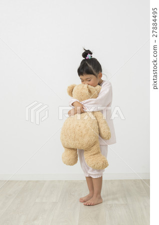 孩子準備睡覺兒童肖像 27884495