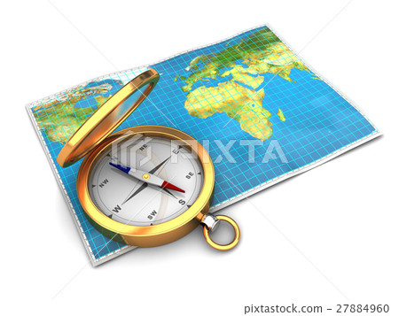 map and compass map and compass 27884960