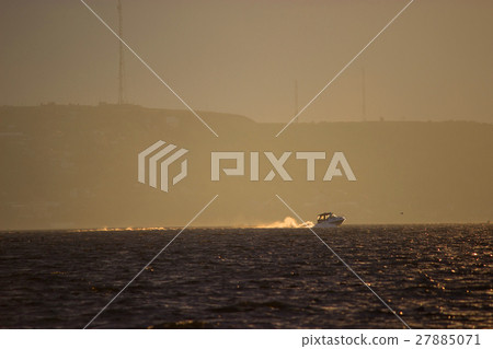 Boating at Sunrise 27885071