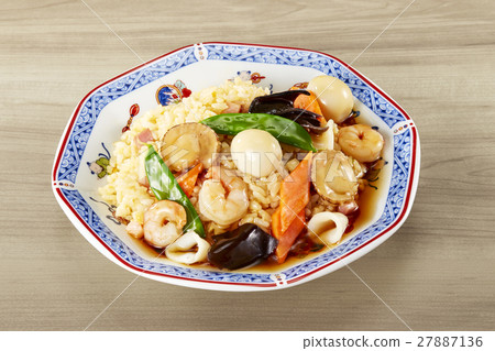 五排芝麻清酒炒飯 27887136